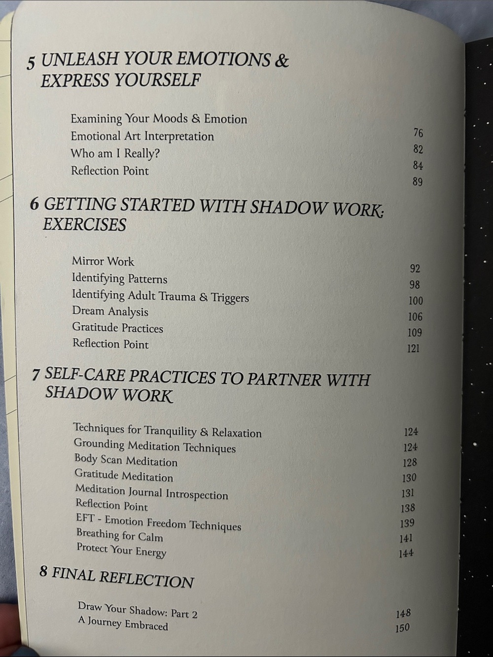 Shadow Growth Journal - Black Floral - Picture 5 of 6